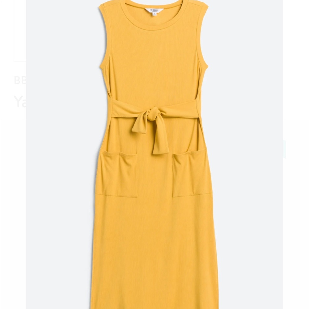 NWT BB Dakota ribbed tie front dress, sz XS!
